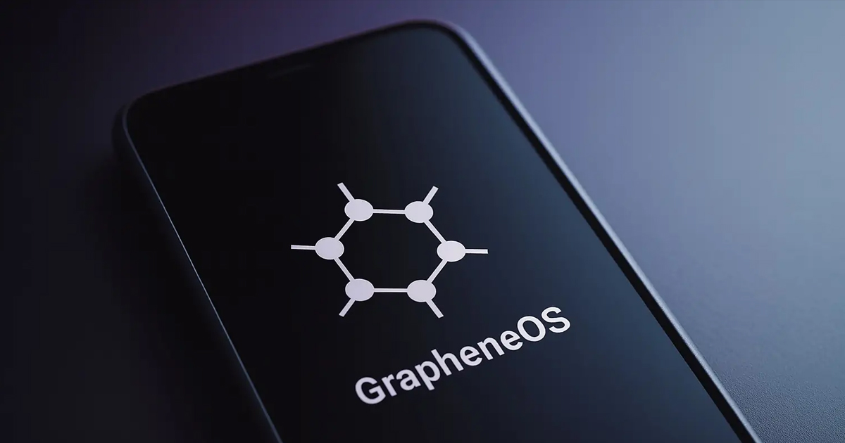 GrapheneOS homescreen on a Pixel phone