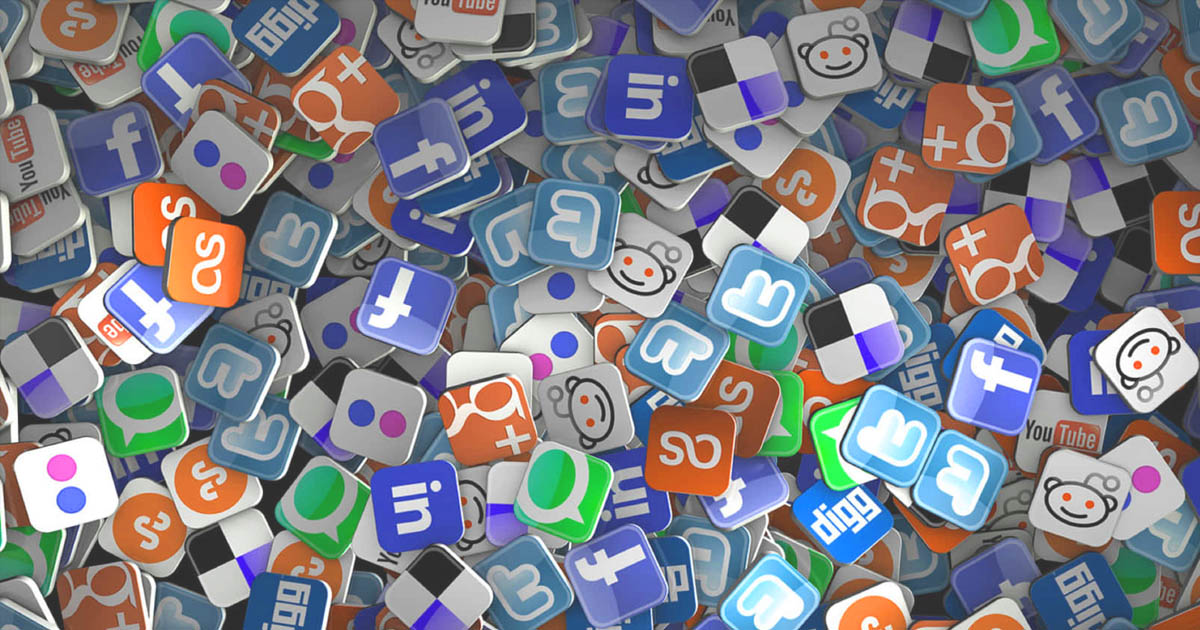 Social media notification icons and dopamine triggers