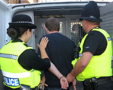 UK police arresting someone for online speech